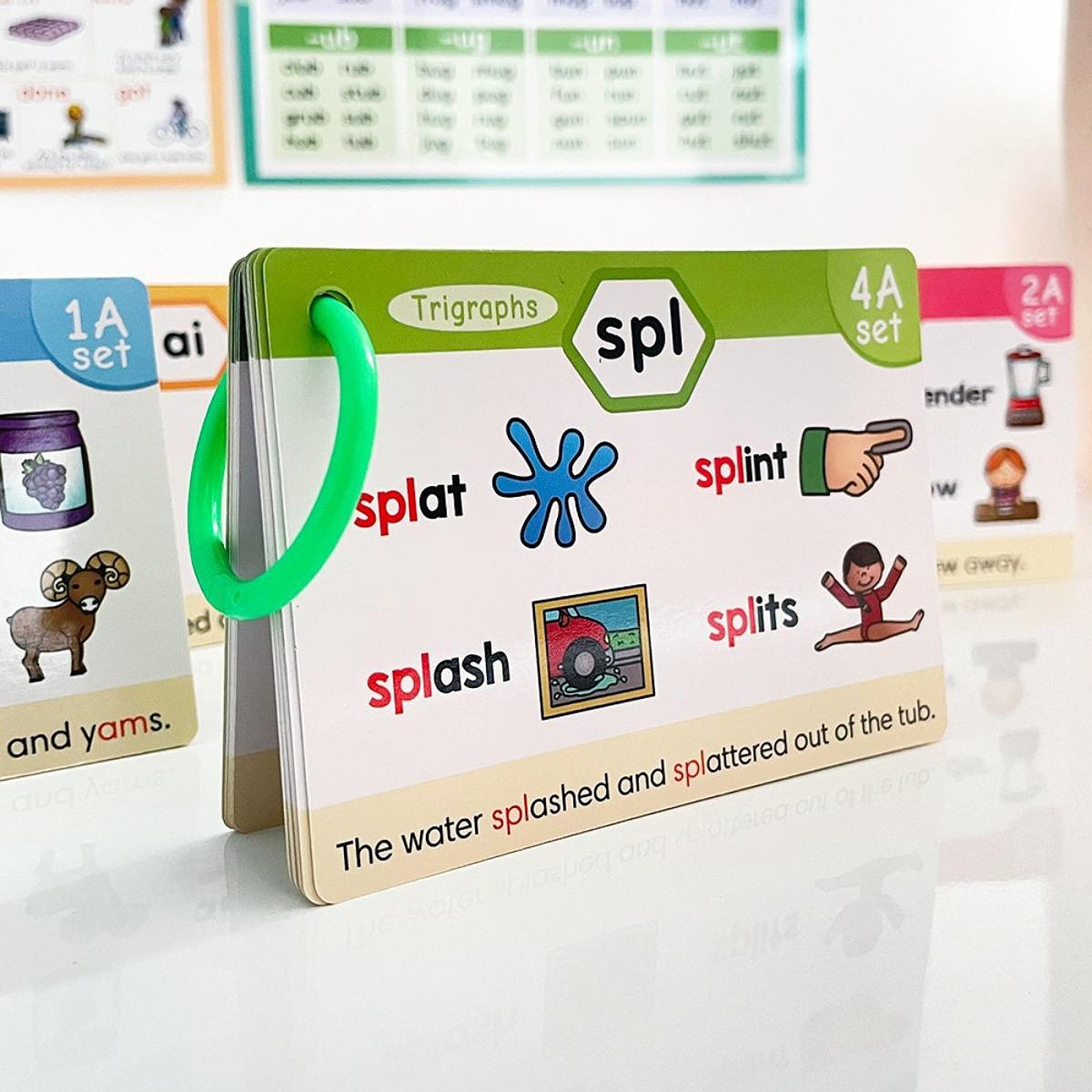 Phonics Card Game - Kartu Flash Phonics Suara Huruf, Perlengkapan