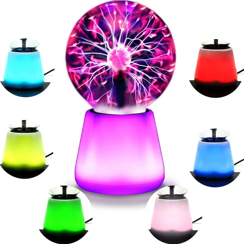 Globe Interactive Light - Lampu Bola Plasma Interaktif Sentuh Lightning