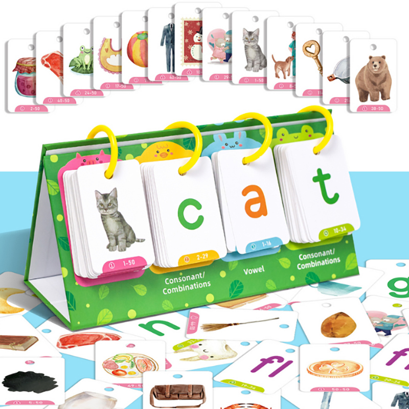 Phonics Card Game - Kartu Daftar Kata Bahasa Inggris Montessori