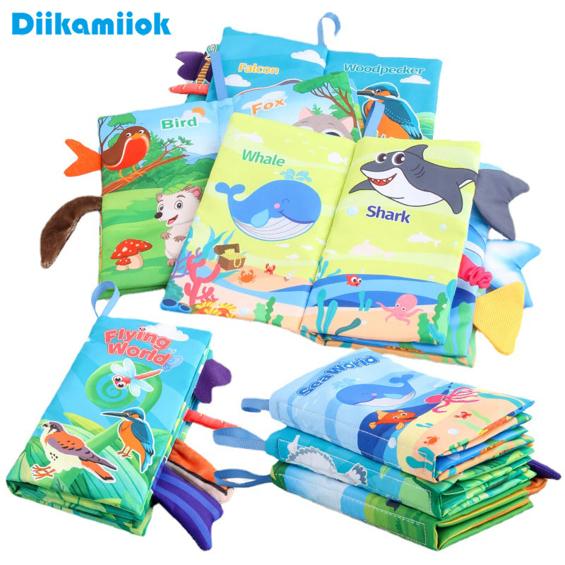 Educational Cartoon For Kids - Buku Kain Bayi Baru Pelatihan Visual