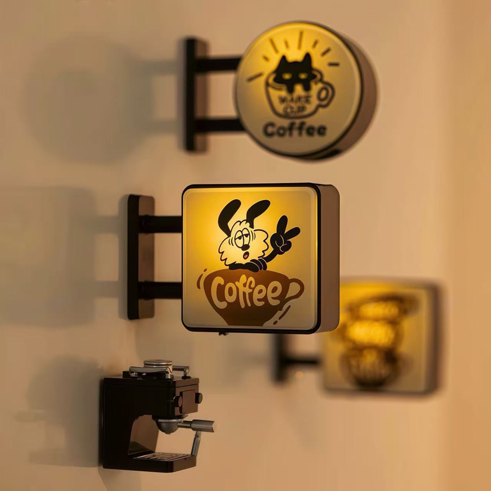Magnetic Letter Board - Kulkas Magnetik Kedai Kopi Amerika, Papan