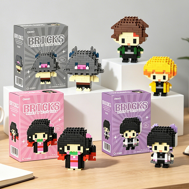 Kids Education In Japan - Figur Blok Mikro Anime Demon Slayer