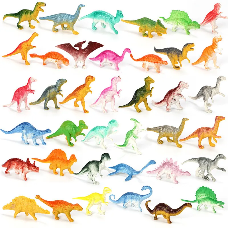 Kids Education In Japan - 39 buah/lot Model figur dinosaurus Mini