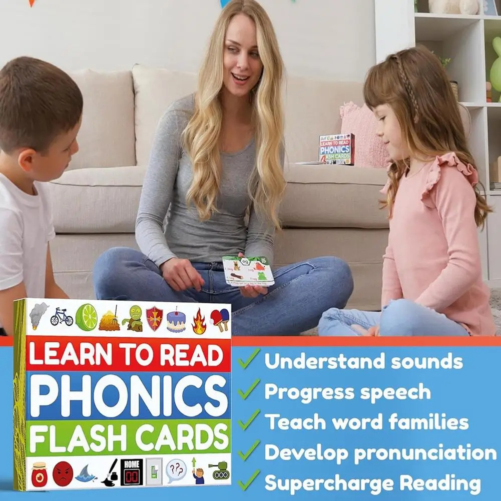 Kartu Flash ABRI-Phonics untuk - Phonics Card Game ulasan dan harga