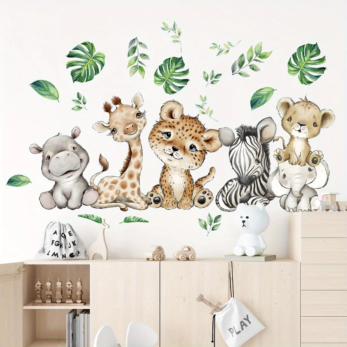 1 buah stiker dinding kartun l - Kids Education Quotes ulasan dan harga