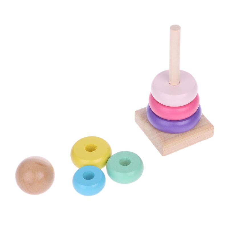 Mainan kayu Ferrule menara pel - Kids Educational Songs ulasan dan harga