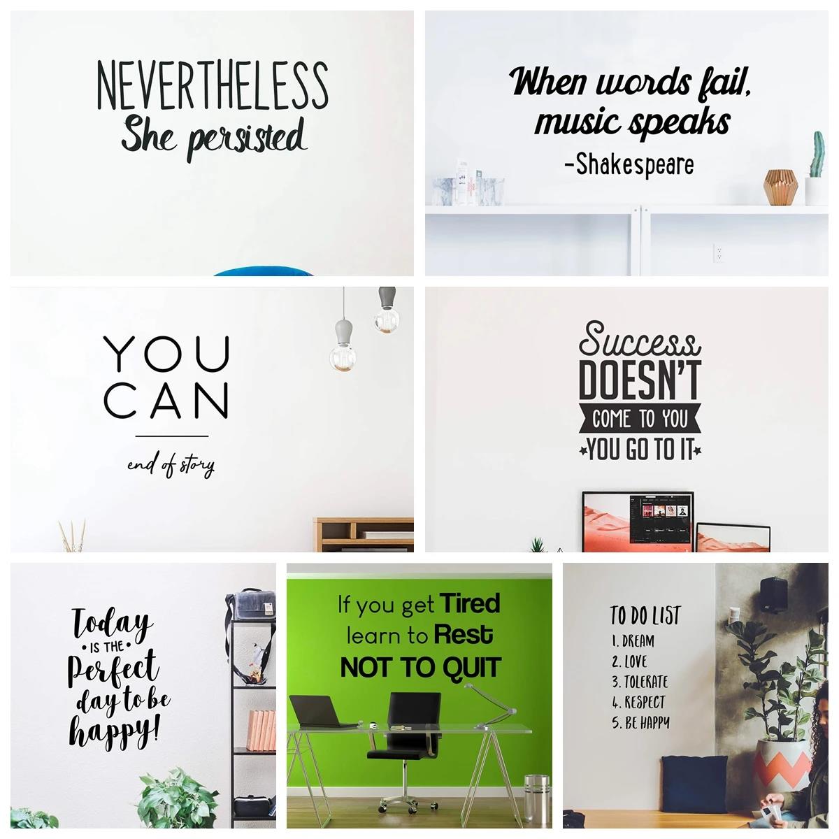 1 buah stiker dinding kutipan  - Kids Education Quotes ulasan dan harga