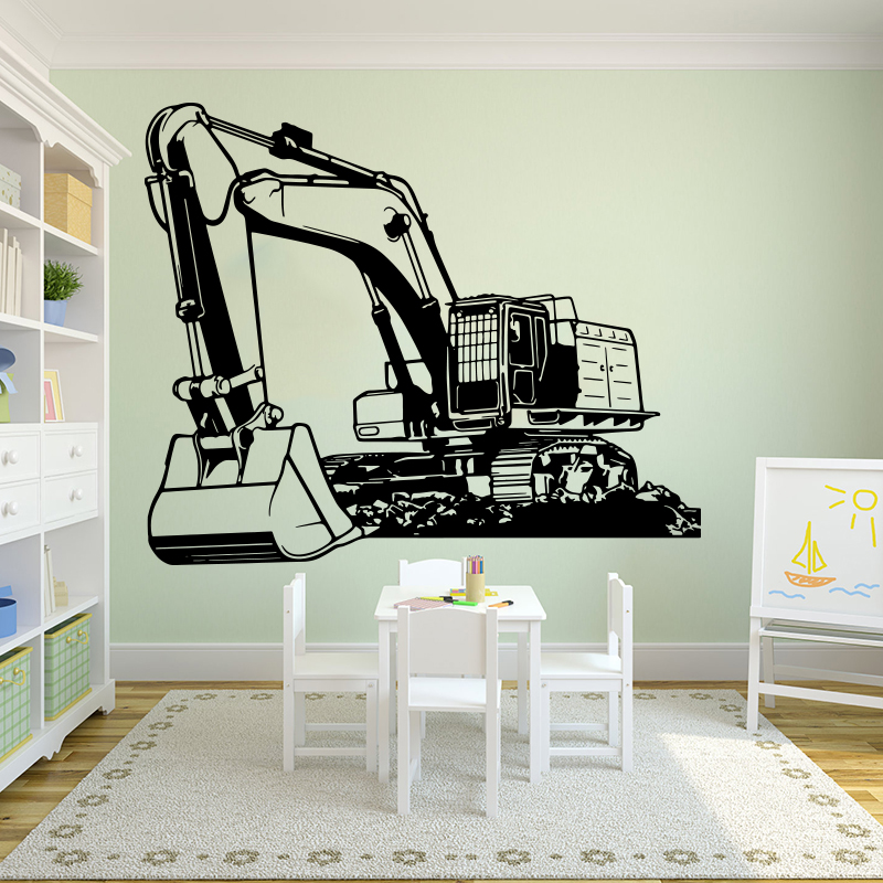 Peralatan Berat Besar Stiker D - Kids Education Quotes ulasan dan harga