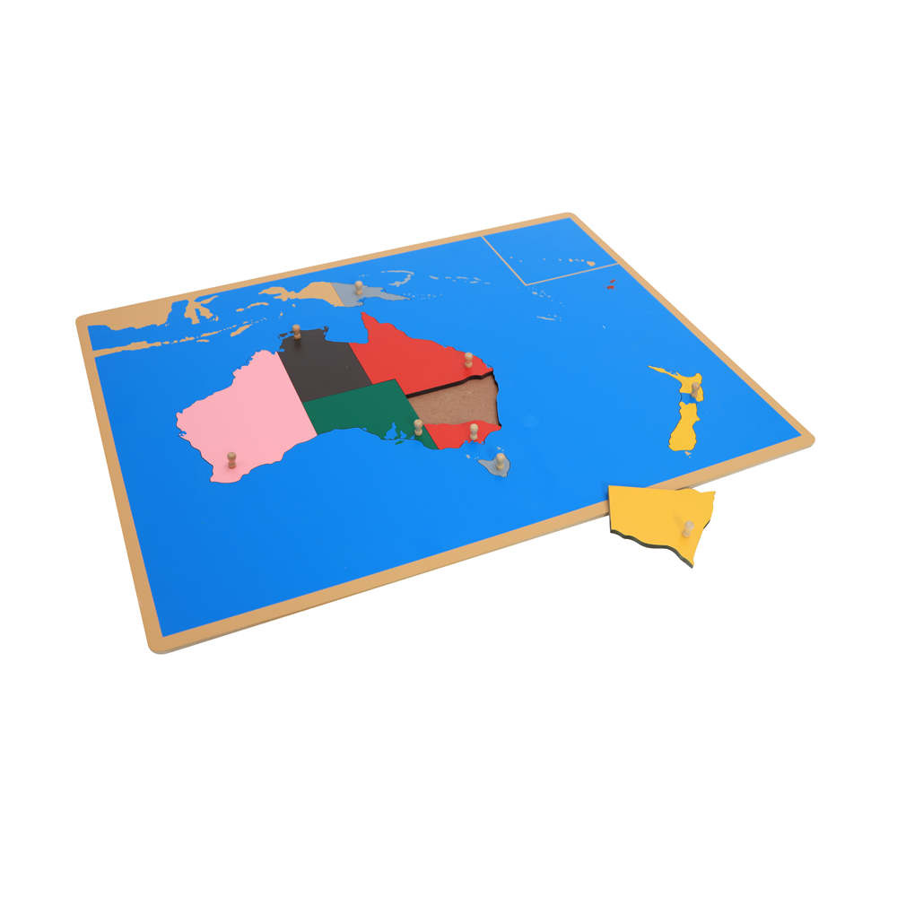 Peta Puzzle Kayu Australia Per - Kids Education In Australia ulasan dan harga