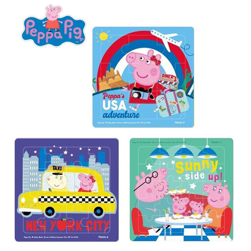 Peppa mainan Puzzle MINI, teka - Educational Cartoon For Kids ulasan dan harga