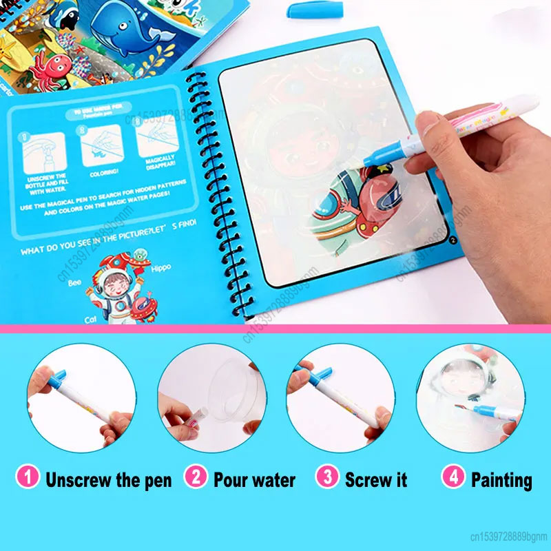 Buku Mewarnai Lukisan Air Ajai - Educational Cartoon For Kids ulasan dan harga