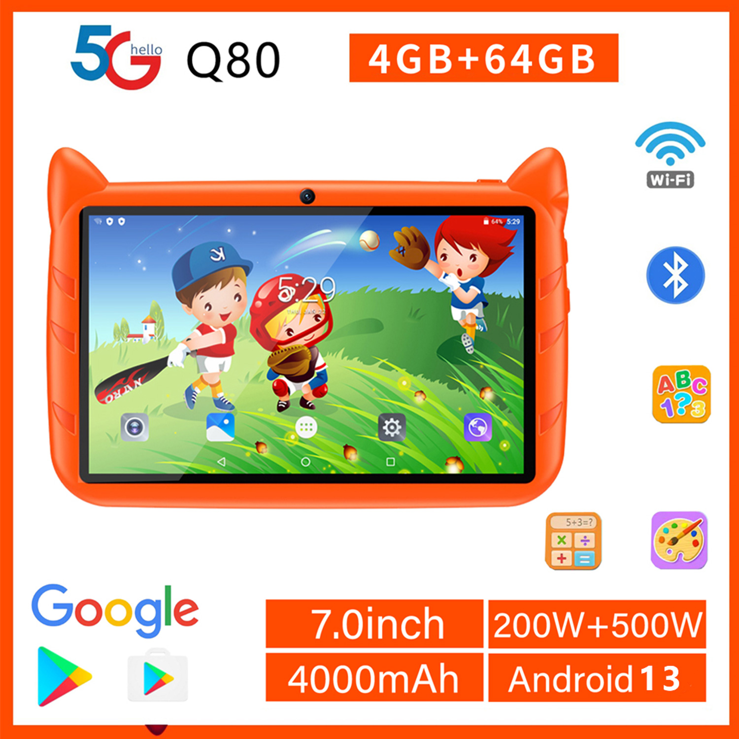 Tablet anak-anak 5G WiFi, Tabl - Japanese Kids Education ulasan dan harga