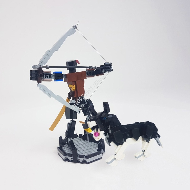 383pcs MOC Pemburu Bertopeng d - Kids Hunter Education ulasan dan harga