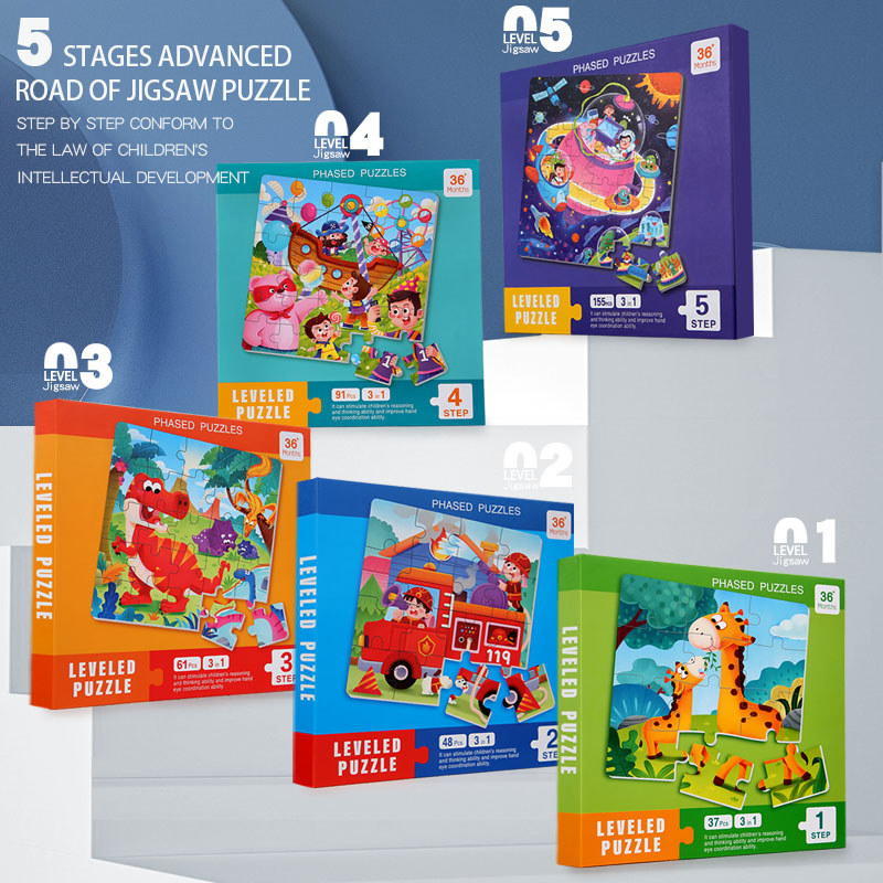 Puzzle Kayu Magnetik Anak-anak - Educational Cartoon For Kids ulasan dan harga