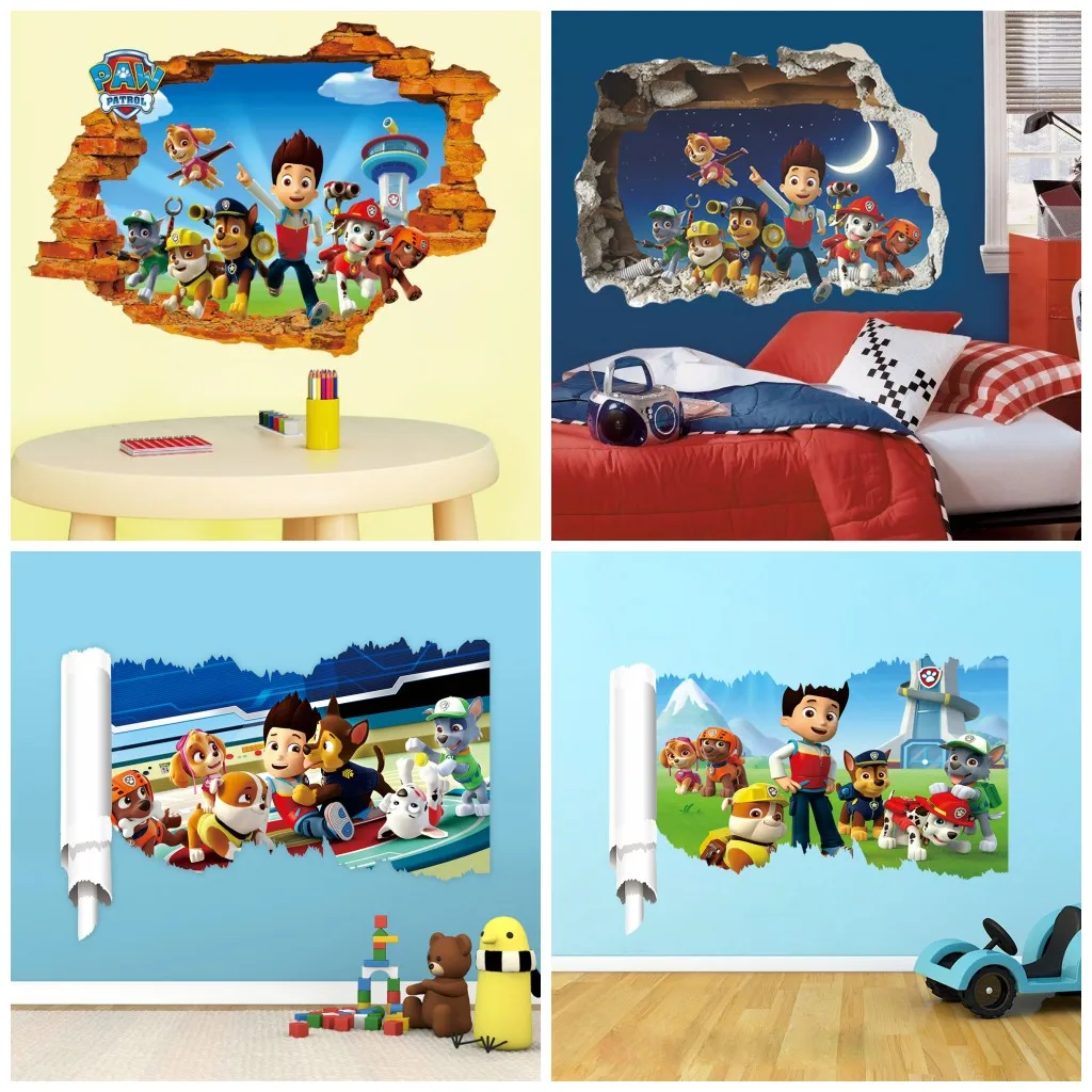 2pcs/3pcs Stiker Dinding Paw P - Kids Education Quotes ulasan dan harga