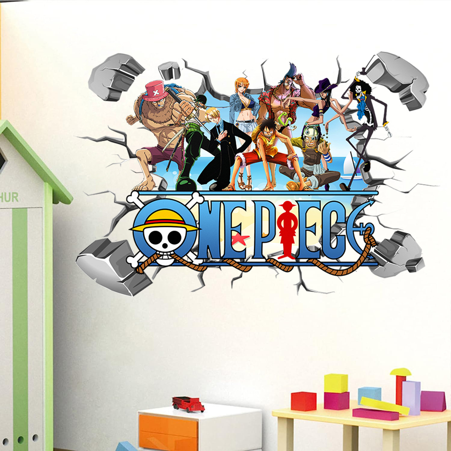 Stiker Dinding 3D Kartun One P - Kids Education Quotes ulasan dan harga