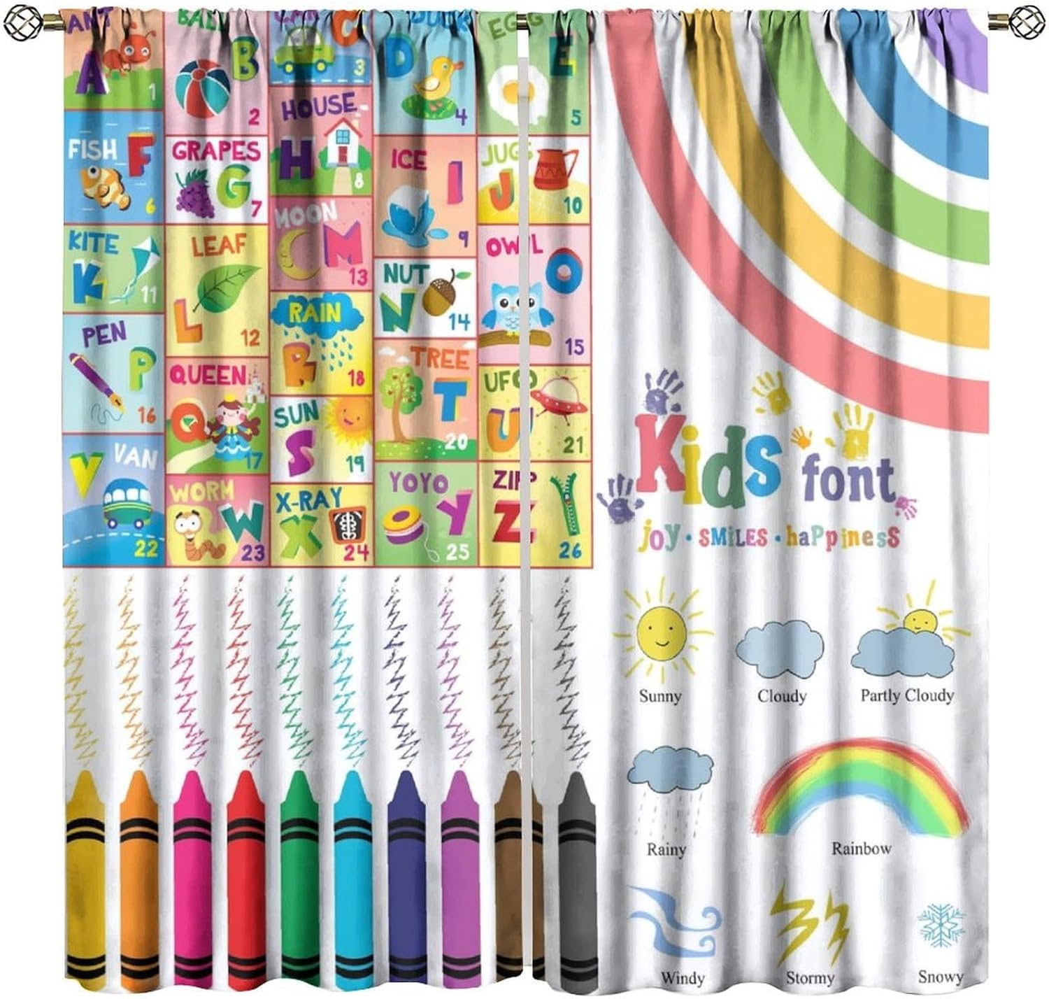 Gorden Anak Motif Alfabet, Tir - Kids Education In Japan ulasan dan harga