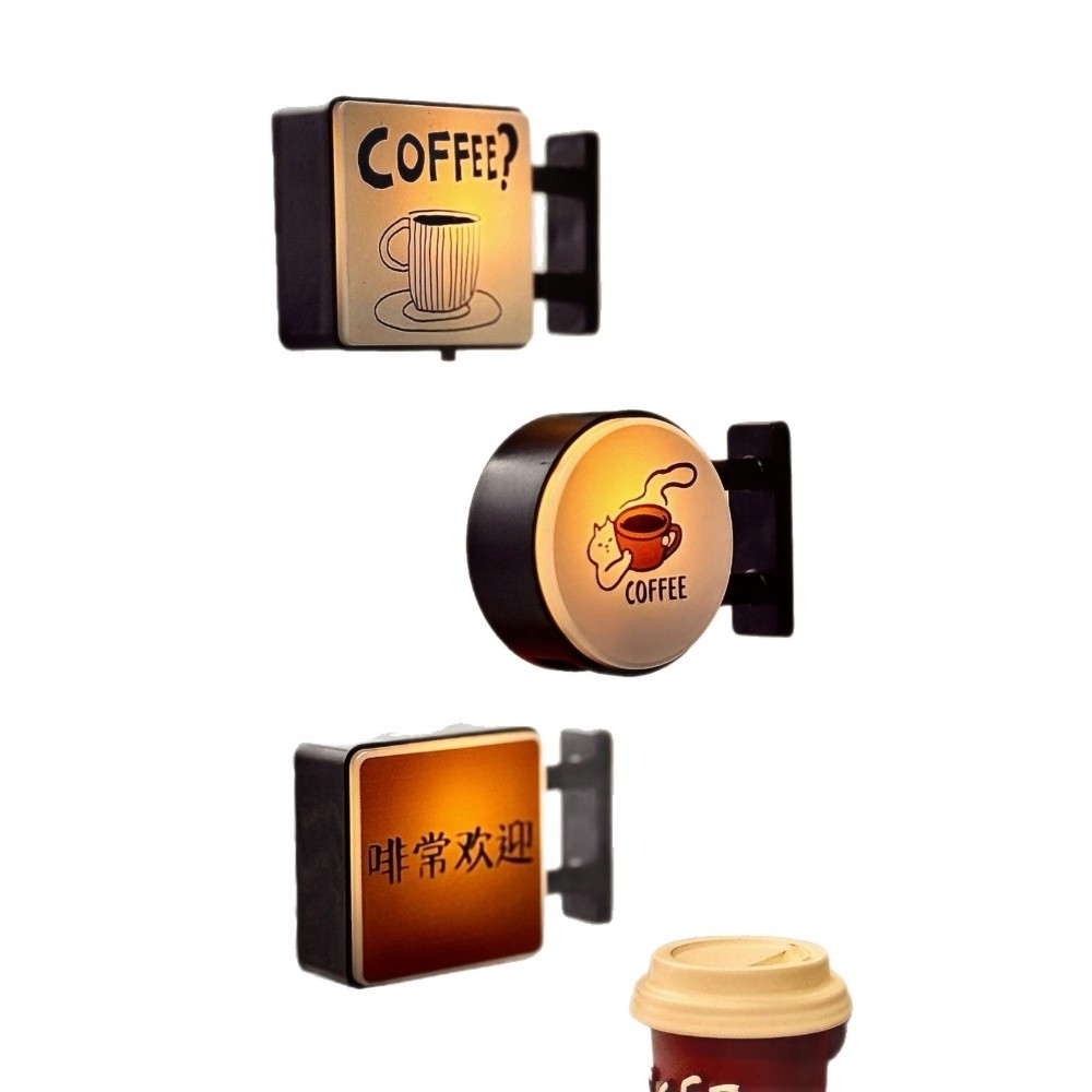 Lampu Sudut Kopi Magnet Kulkas - Magnetic Letter Board ulasan dan harga